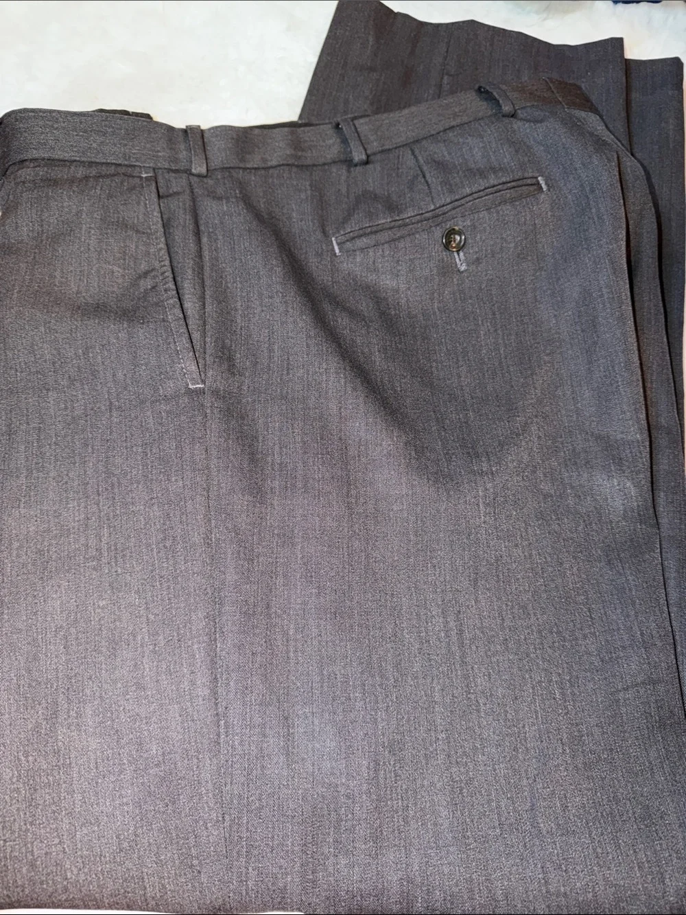Eddie Bauer Charcoal Gray Dress Pants - 38X34 Classic Fit